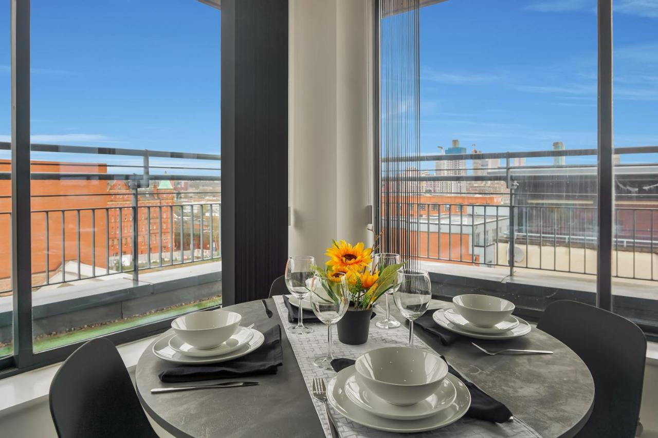 Penthouse - Amazing City Skyline Views - Free Parking - Balcony - Utilita Arena - New St Station - Bullring Shopping Бирмингем Экстерьер фото